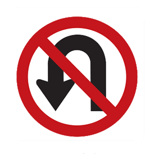 This sign means: