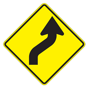 This sign indicates that the road ahead: