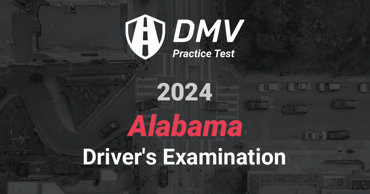 FREE Alabama DMV Practical Test Driving License Permit test Alabama
