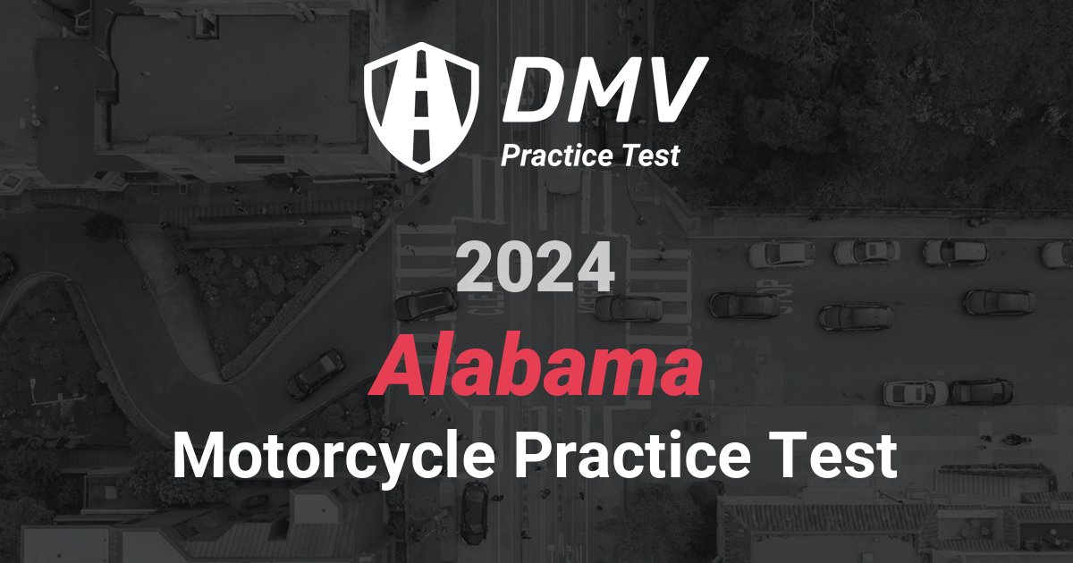 Ace your 2022 Alabama DMV Written Test - Motorcycle