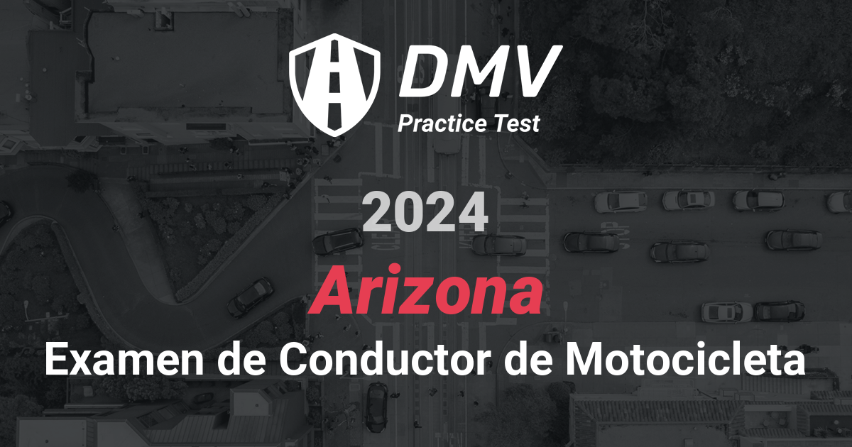 Practique en Línea GRATIS Prueba de Motocicleta del DMV Arizona 2024