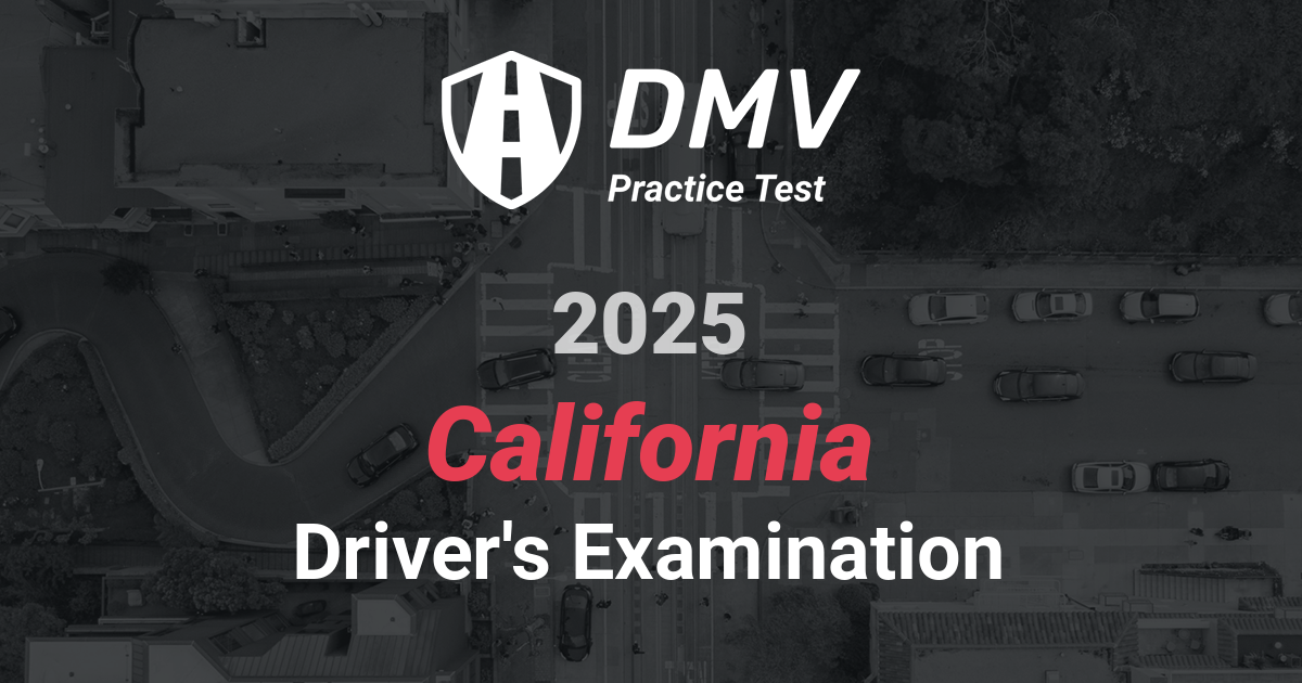 FREE California DMV Practice Test Driving License Permit Test CA 2024 