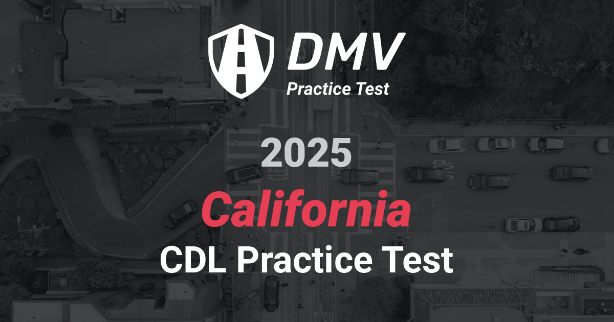 cdl permit practice test california