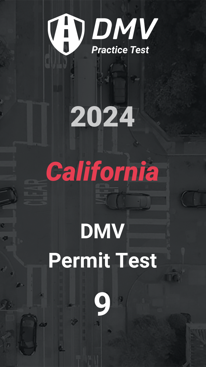 DMV Permit Test 9 - California Motorcycle