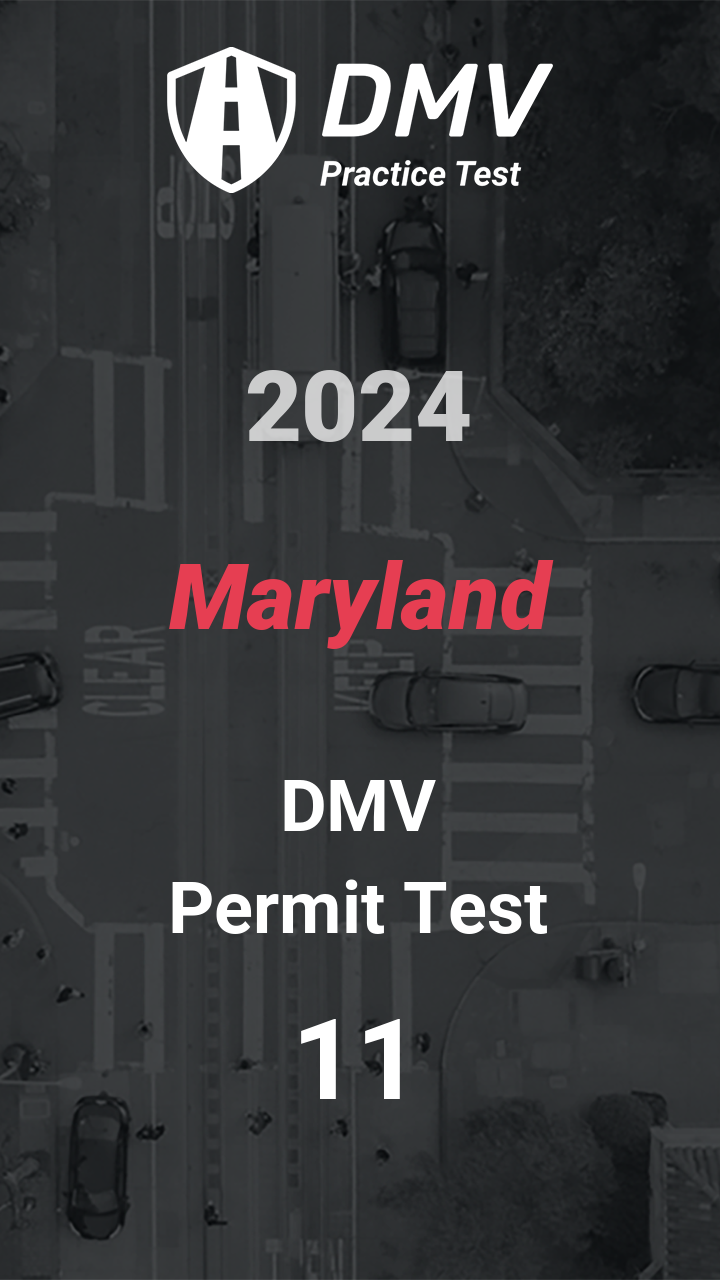 DMV Permit Test 11 Maryland Car