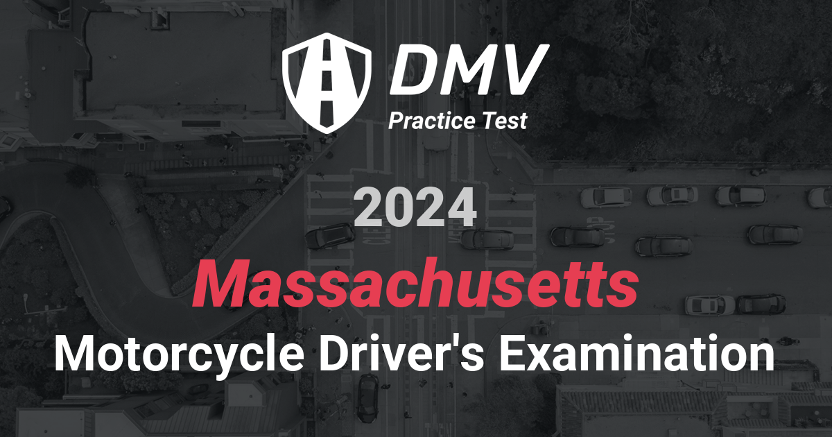 FREE Online Practice DMV Motorcycle Test Massachusetts 2024