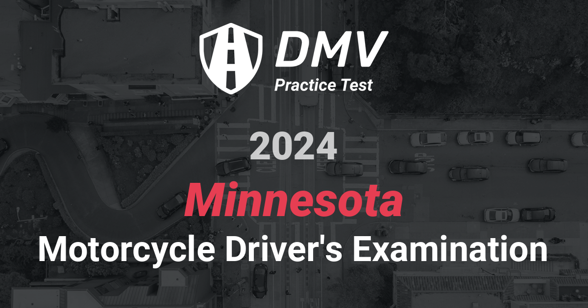 FREE Online Practice DMV Motorcycle Test Minnesota 2024