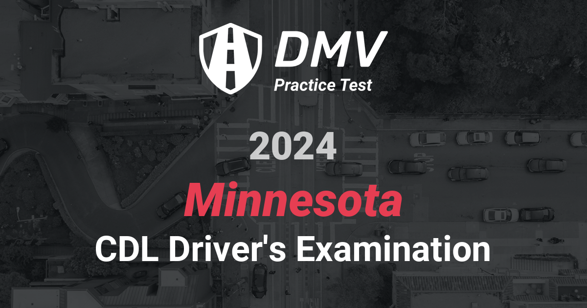 FREE Minnesota CDL General Knowledge Test 2024 MN Page 4 of 7