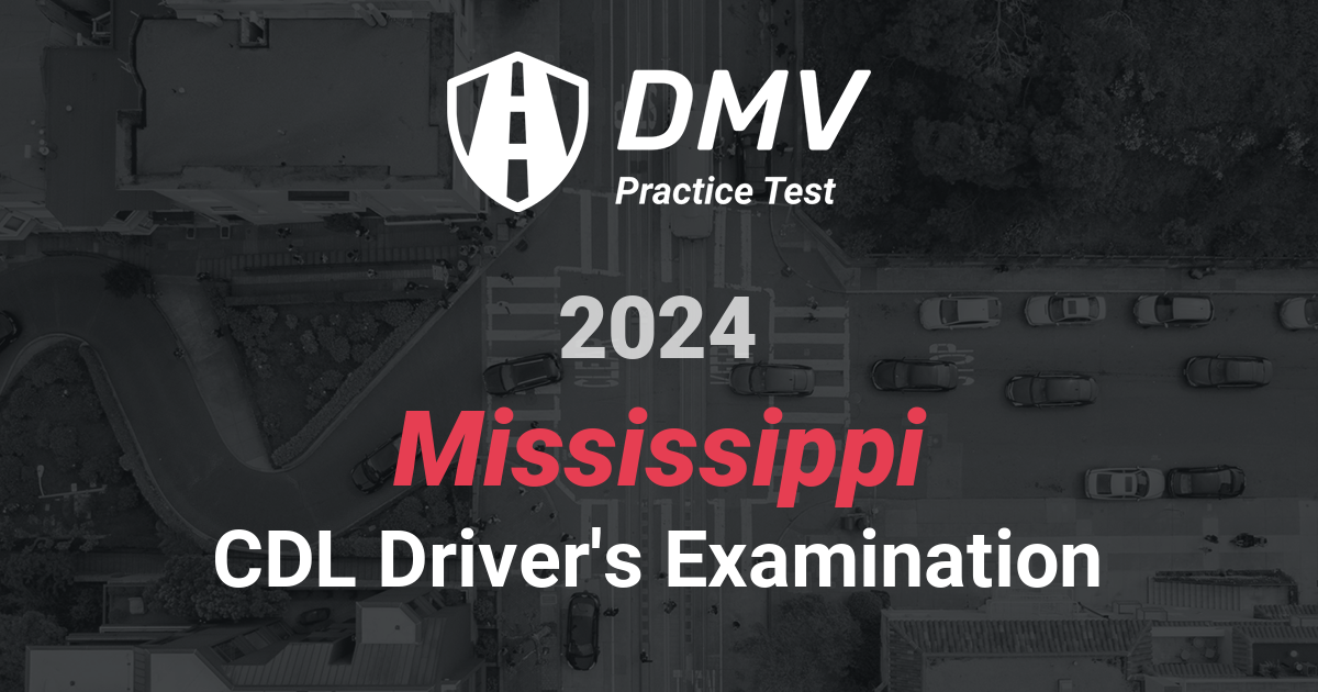 FREE CDL Combination Vehicle Test Online Combination License MS 2024