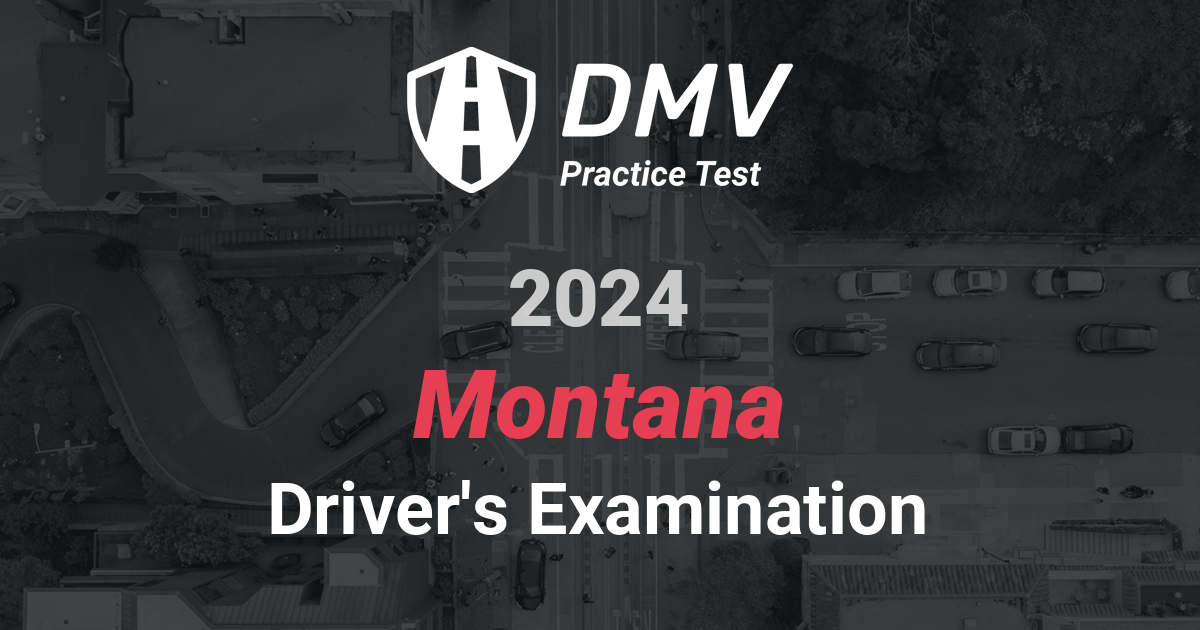 FREE Montana DMV Practical Test Driving License Permit Test Montana   Montana 27 Car EN 