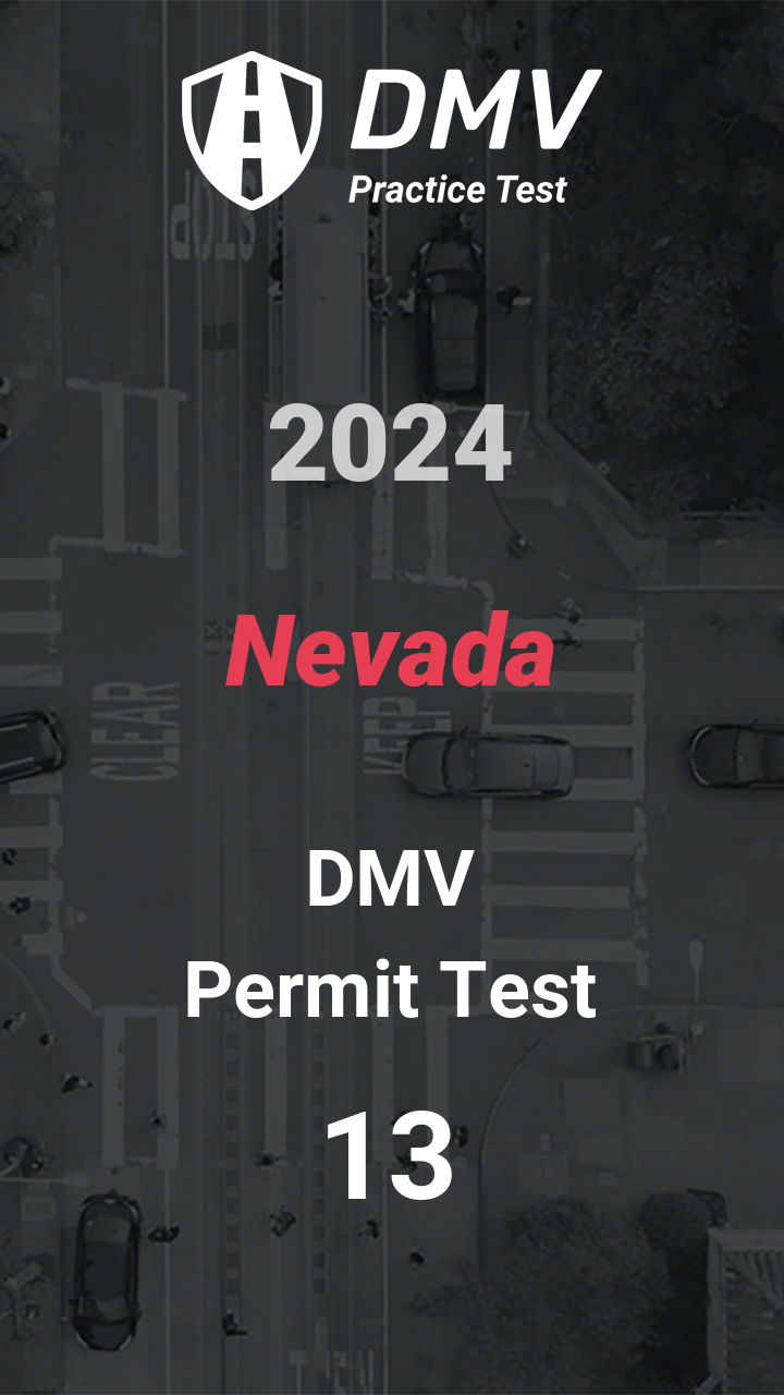 DMV Permit Test 13 Nevada Car