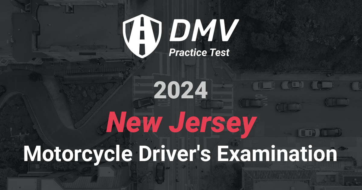 FREE Online Practice DMV Motorcycle Test New Jersey 2024 1