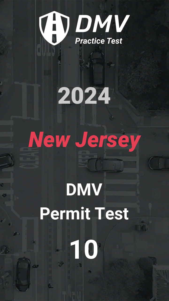 DMV Permit Test 10 New Jersey Car