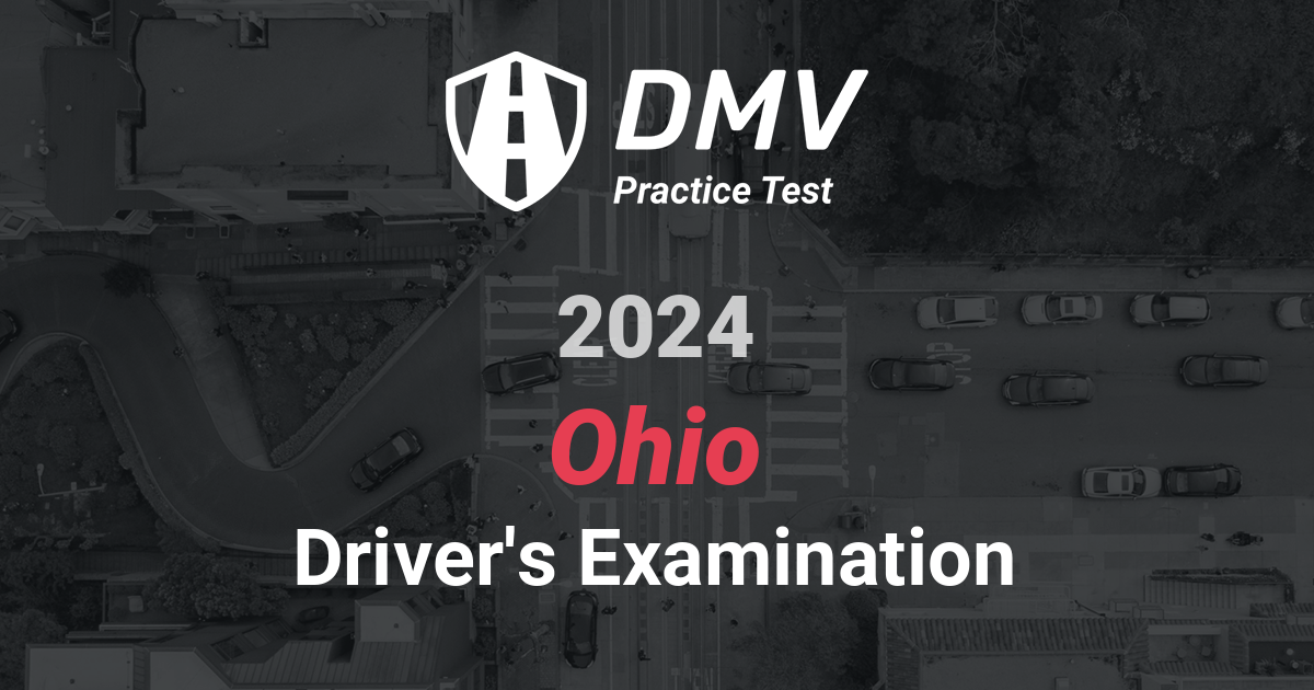 FREE Ohio DMV Practical Test Driving License Permit test Ohio 2024