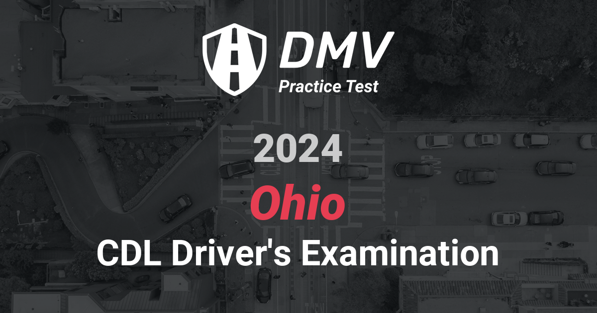 FREE CDL Class A License Test Online CDL Class A Permit in OH 2024
