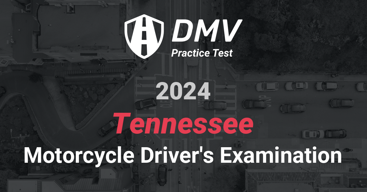 FREE Online Practice DMV Motorcycle Test Tennessee 2024