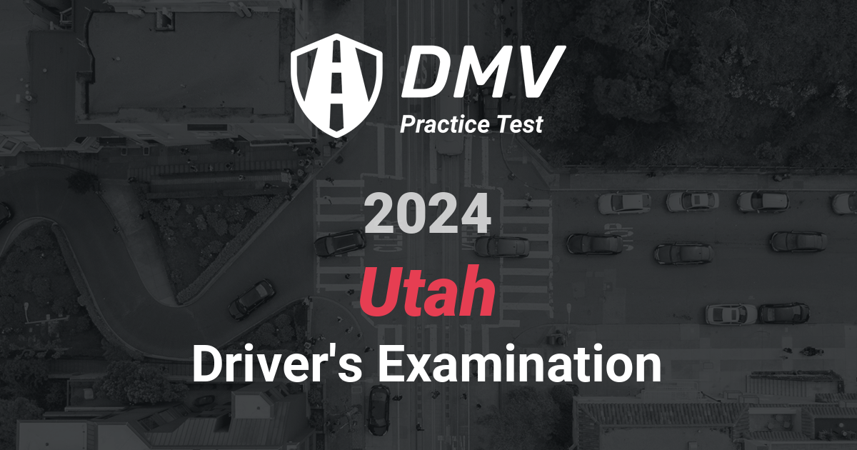 FREE Utah DMV Practical Test Driving License Permit test Utah 2023