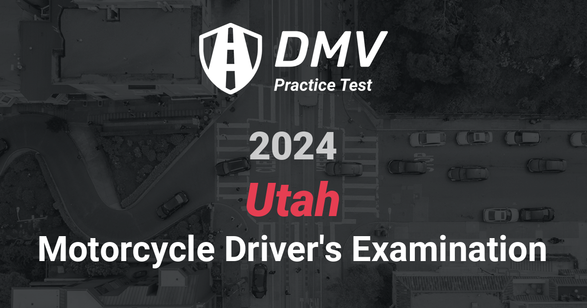 FREE Online Practice DMV Motorcycle Test Utah 2024 12 Page 4 of 4