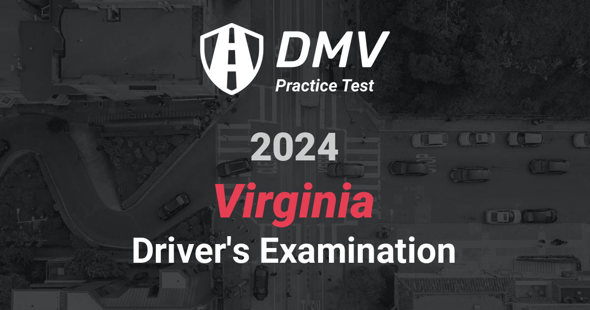 FREE Virginia DMV Practice Test Driving License Permit test Virginia