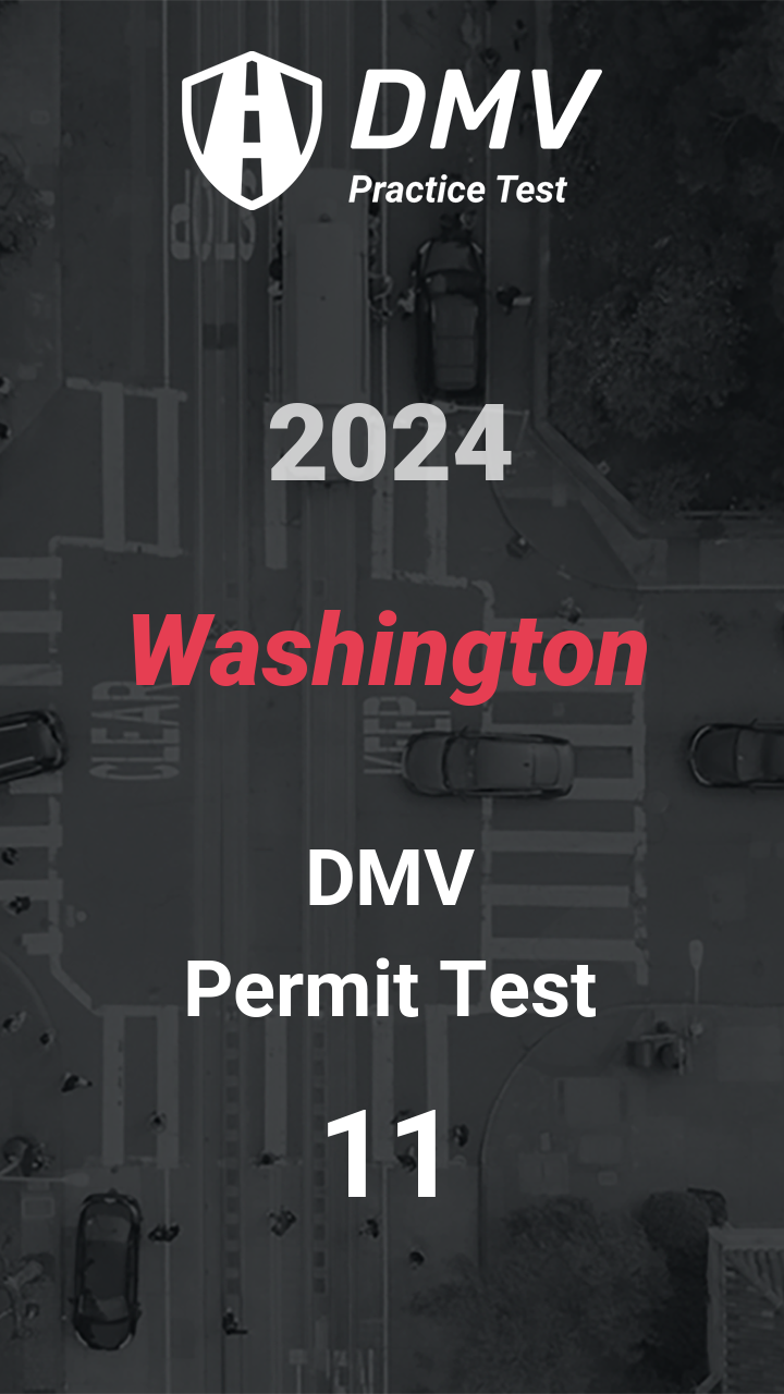 DMV Permit Test 11 Washington Car