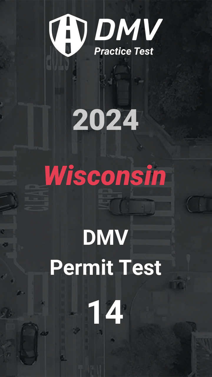 DMV Permit Test 14 Wisconsin Car